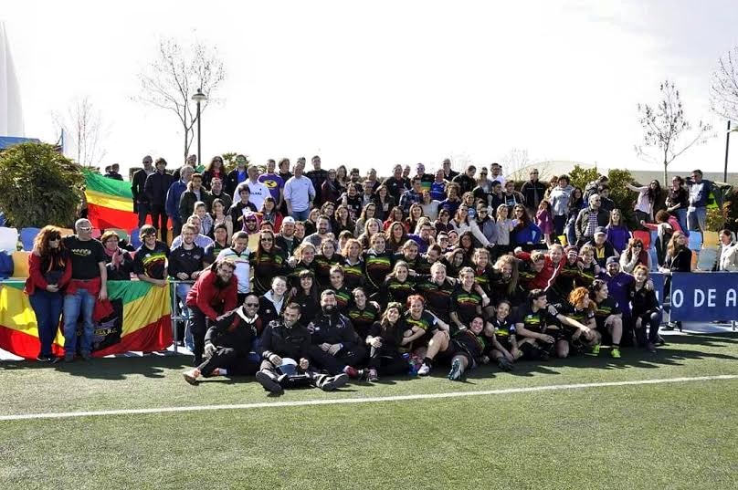 Las chicas del XV Hortaleza, campeonas de Madrid