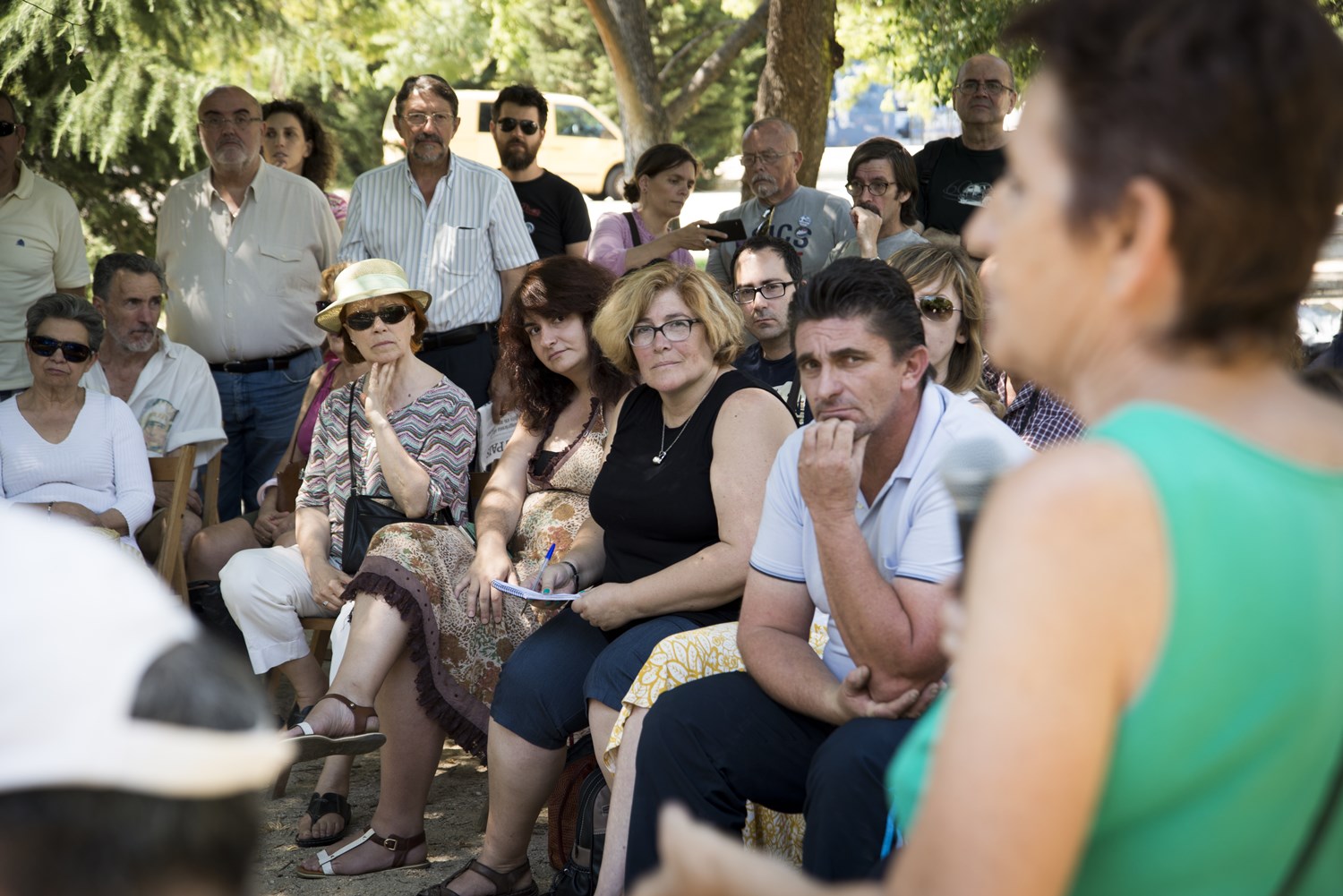 La concejala de Hortaleza rinde cuentas ante el vecindario