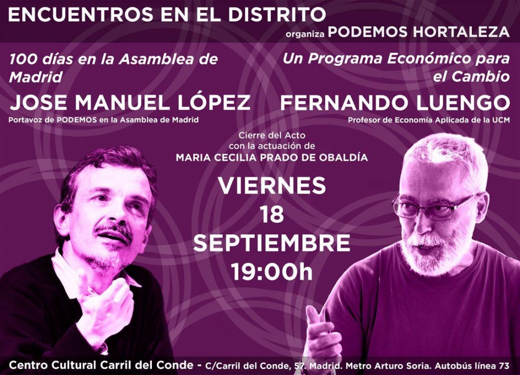 Encuento José Manuel López Carril del Conde