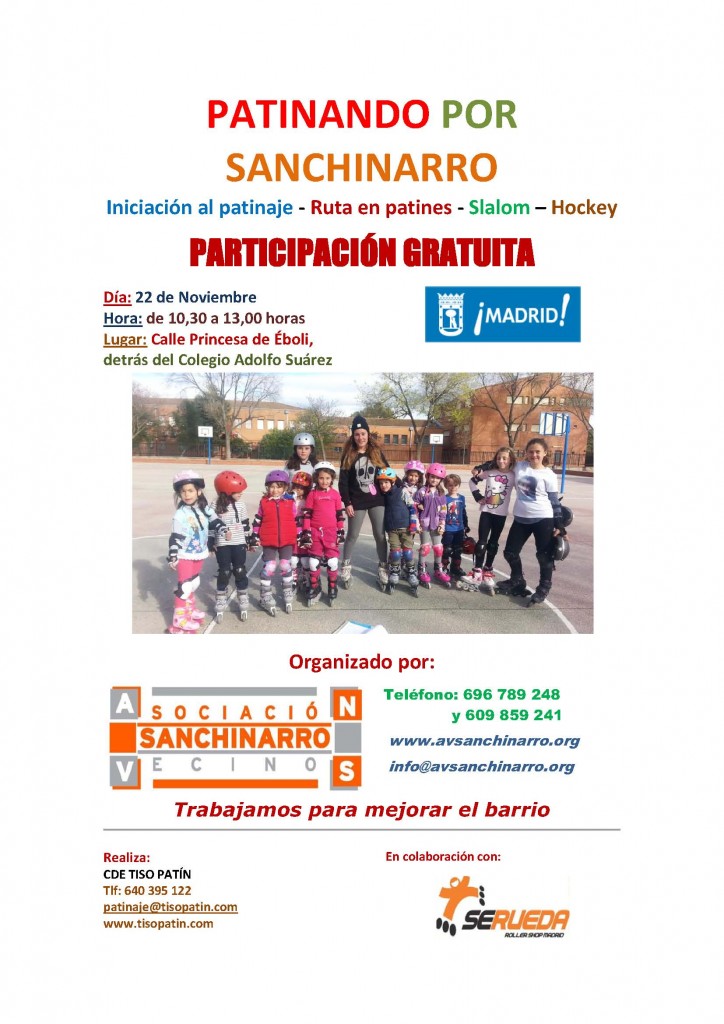 Patinando por Sanchinarro