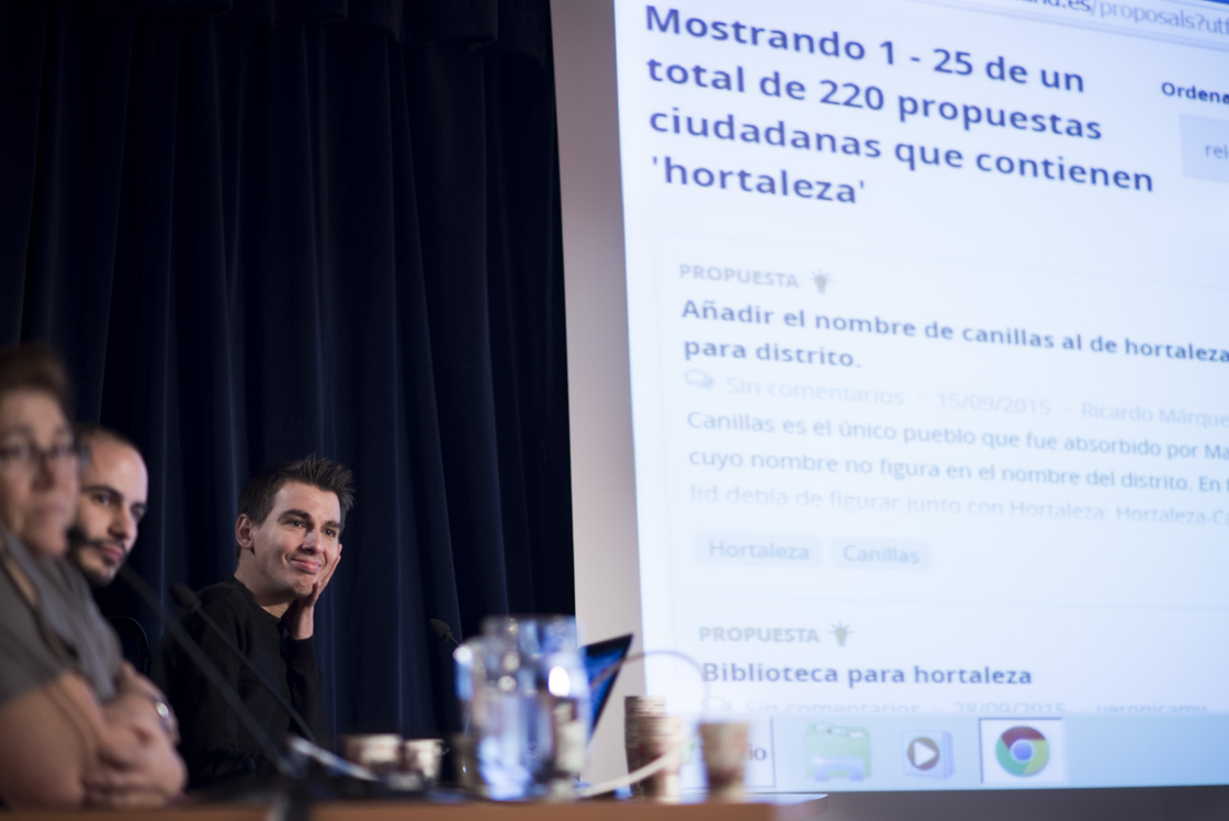 La iniciativa Madrid Decide se presenta en Hortaleza