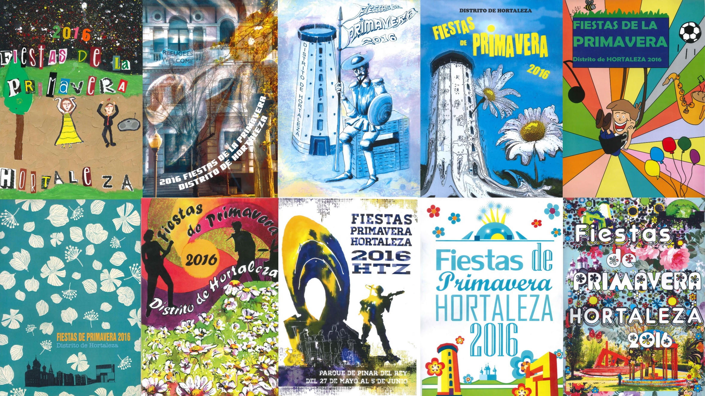 ¿Qué cartel te gusta para las Fiestas de Hortaleza?