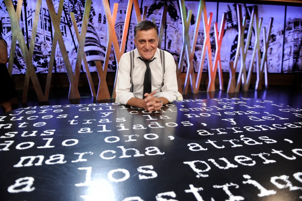 EL PRESENTADOR EL GRAN WYOMING DURANTE LA PRESENTACION DEL PROGRAMA ''EL ''INTERMEDIO'' 31/08/2012 MADRID