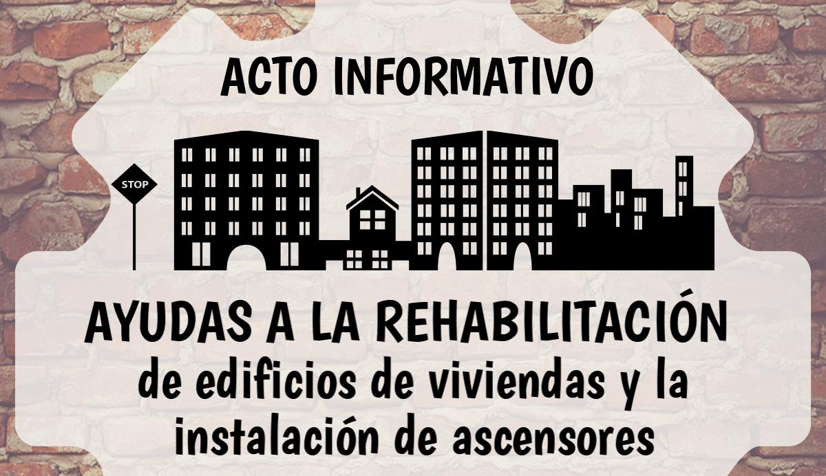 Acto informativo urgente sobre rehabilitación y ascensores