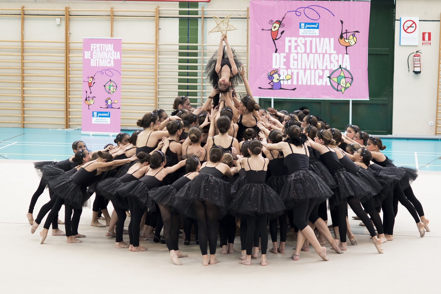 Un festival de gimnasia multitudinario