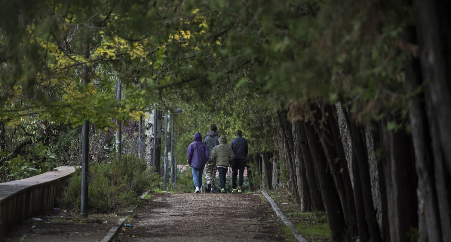 ¿Dónde están los menores del parque Isabel Clara Eugenia?