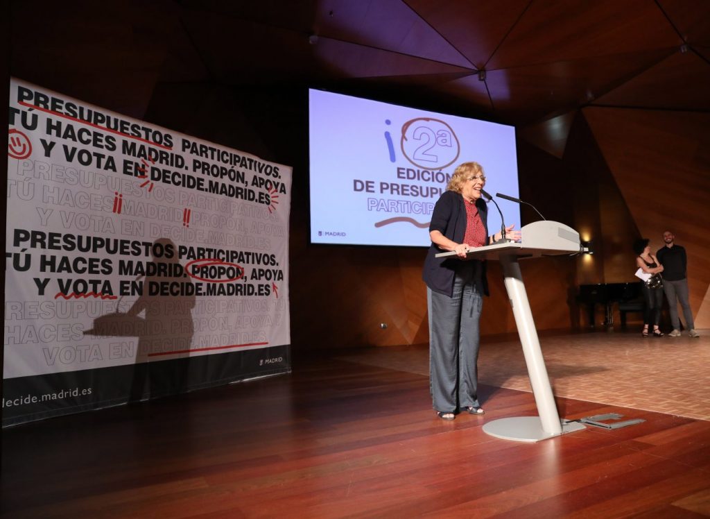 Carmena presupuestos participativos
