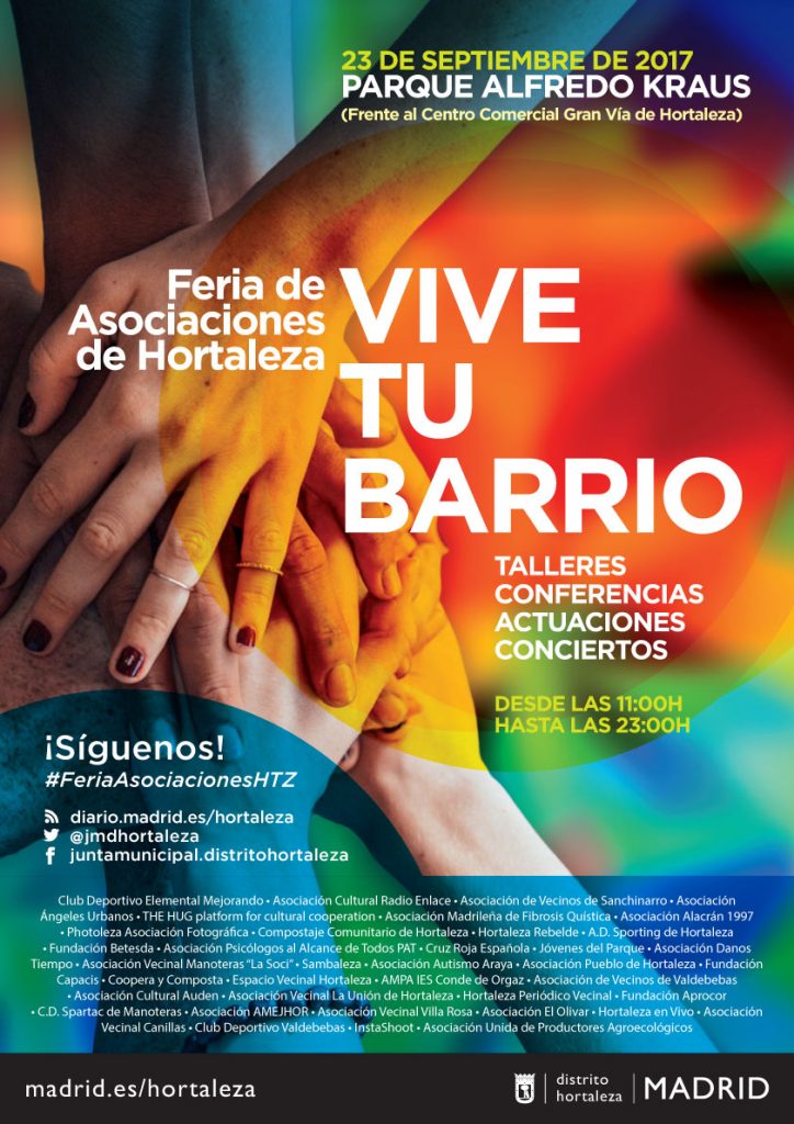 Cartel Feria Asociaciones HTZ 2017