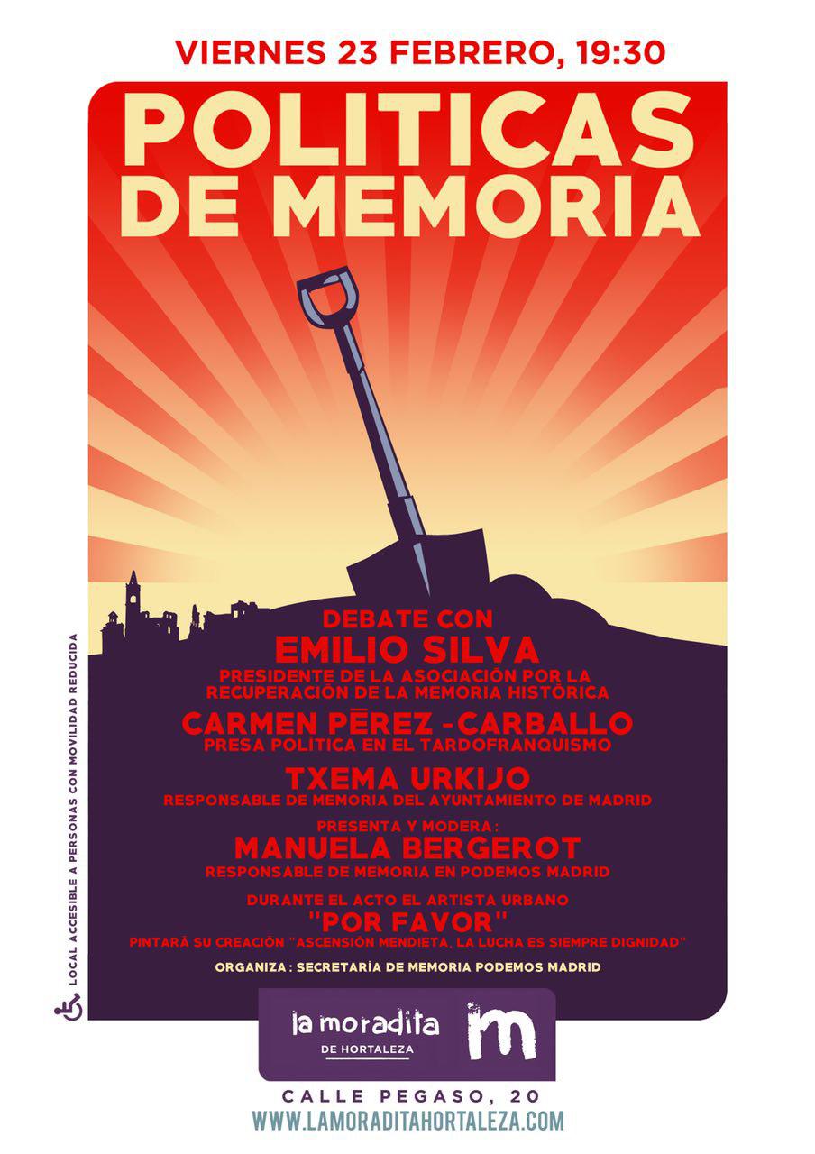 Debate en La Moradita: ¡Quieto todo el mundo! Políticas de Memoria