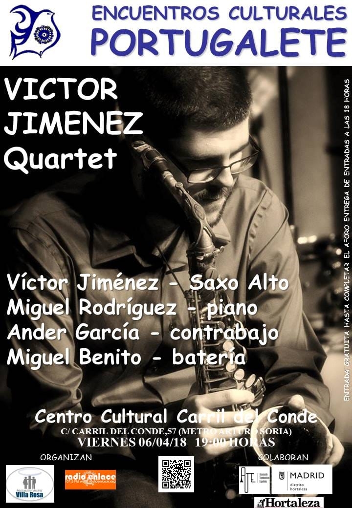 Concierto de Víctor Jiménez Quartet en los Encuentros Culturales Portugalete