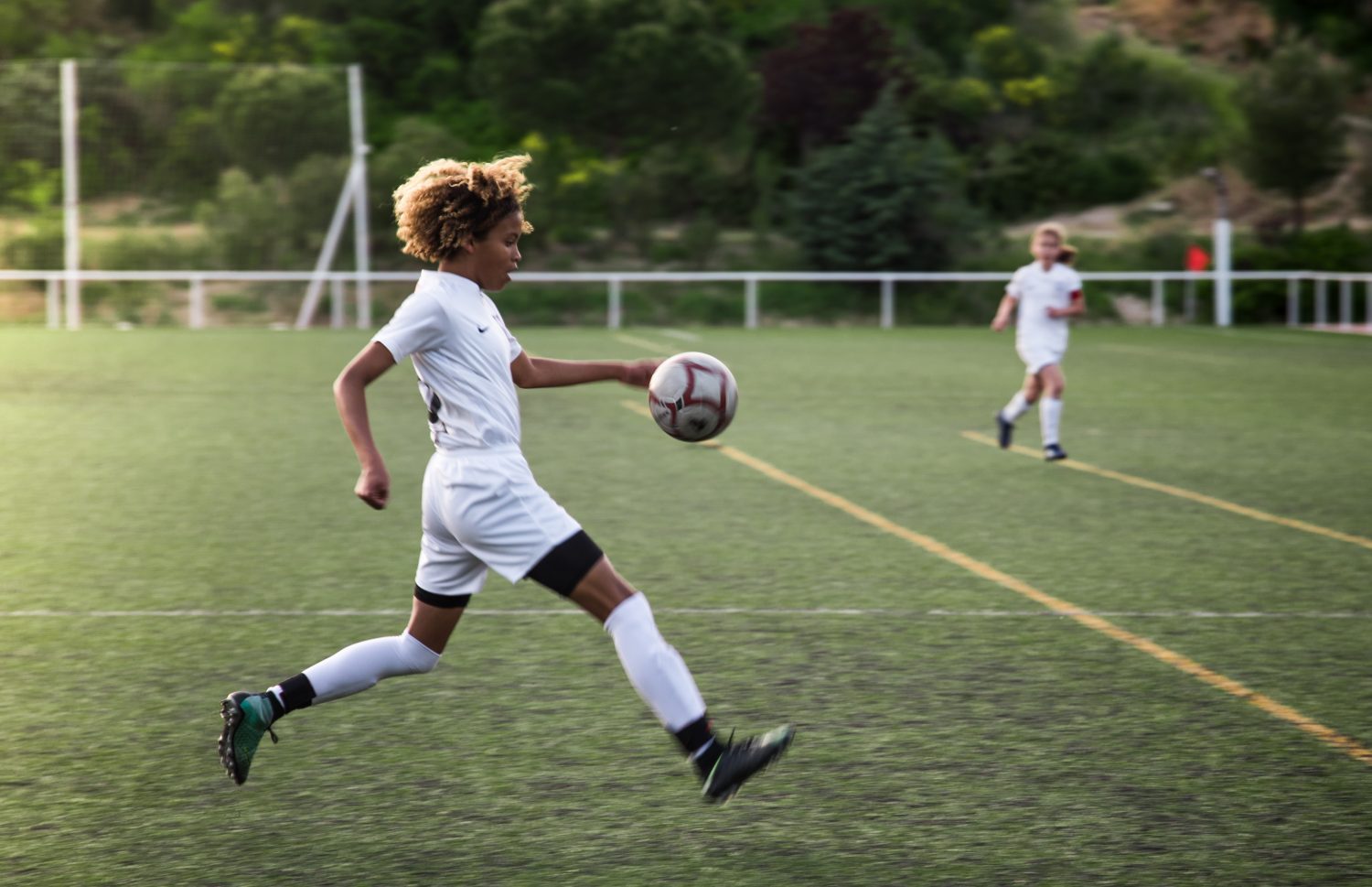 Las niñas que golean en una liga masculina