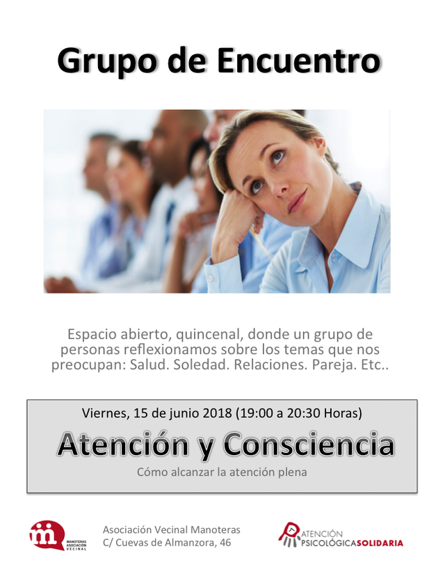 Grupo de Encuentro Hortaleza-Manoteras: Atención y Consciencia