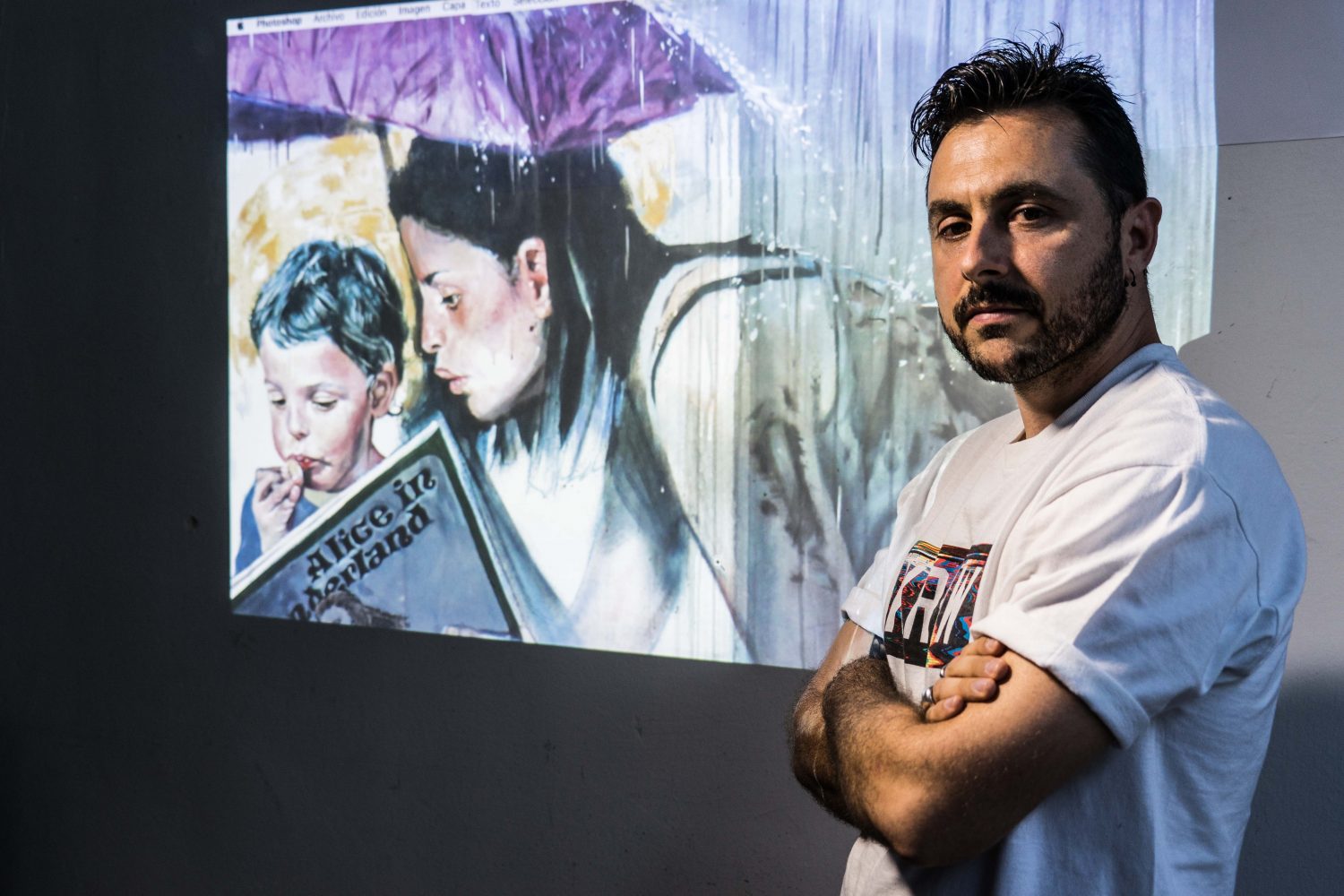 “Con el arte mural, encontré un medio de expresión y de trabajo”