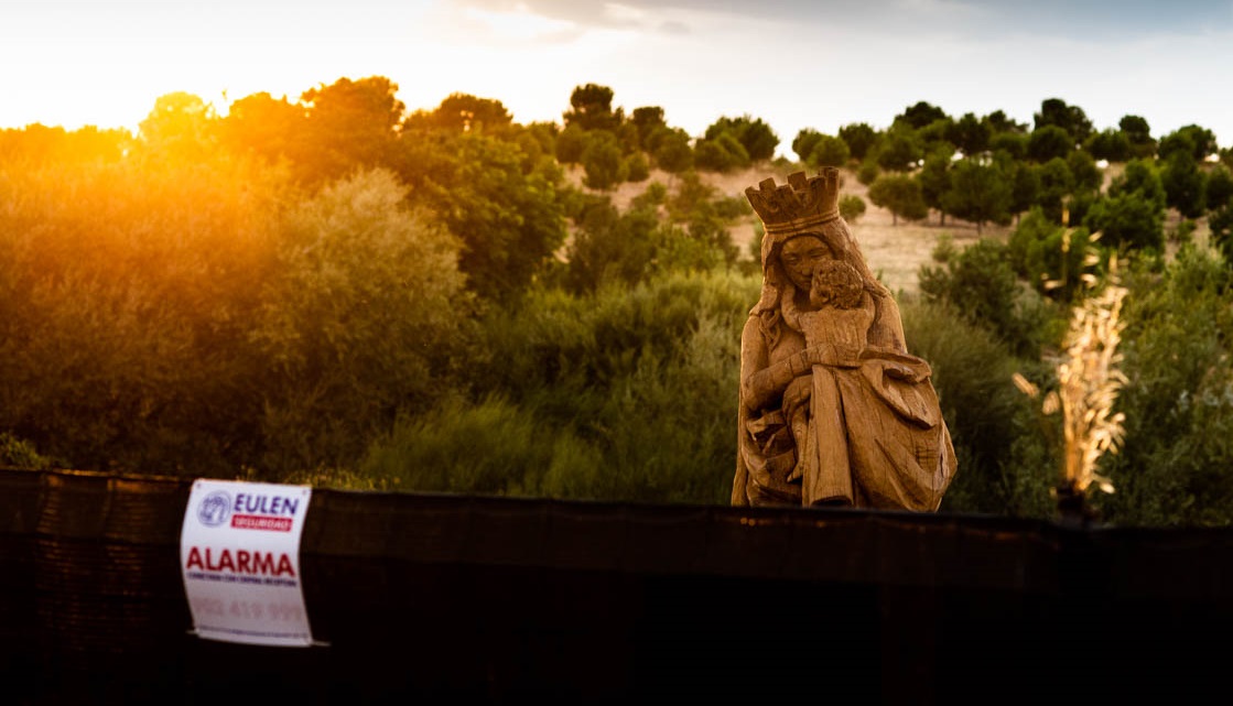 La lechuza que custodia la Virgen de Valdebebas