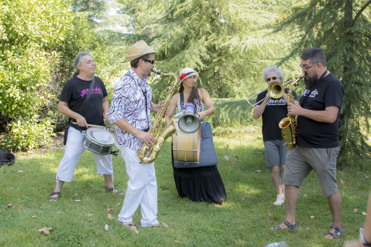 Música en directo para hacer la compra