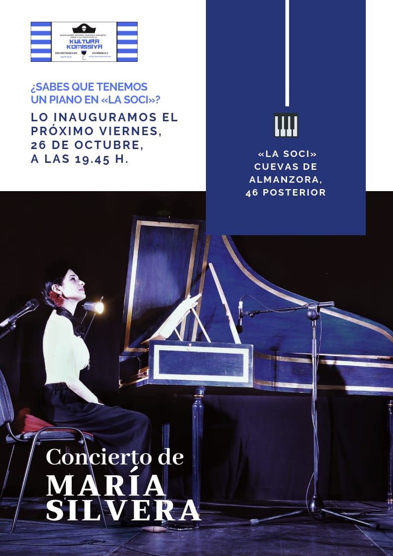 Inauguración del piano de la Soci de Manoteras