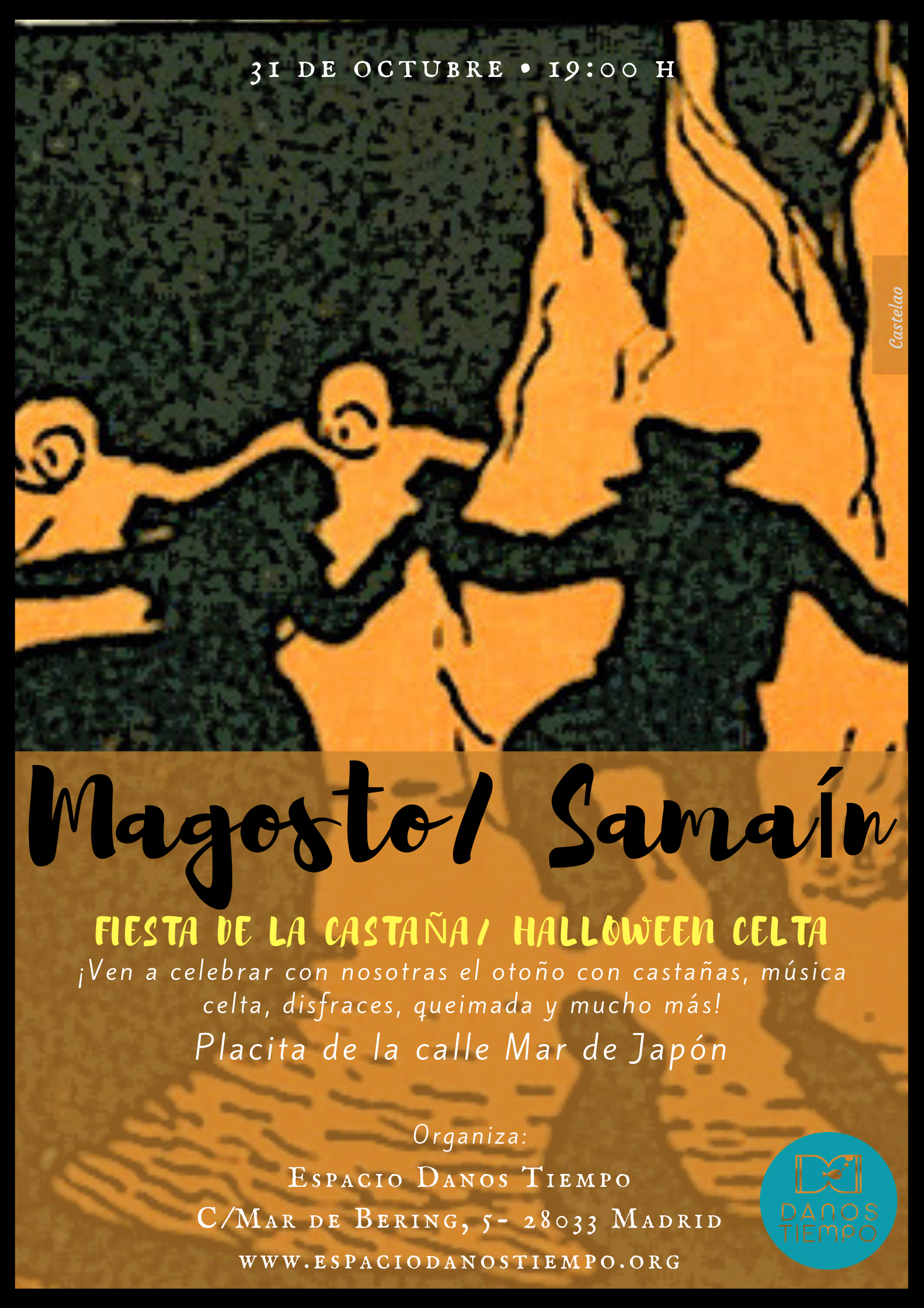 Magosto y Samaín en la plaza de Mar del Japón