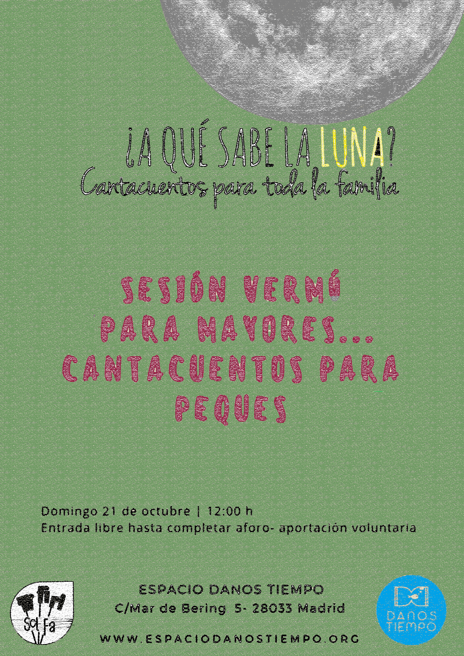 Sesión vermú y cantacuentos en Espacio Danos Tiempo