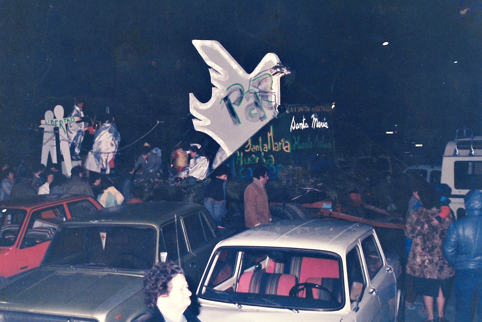 Cabalgata en los ochenta