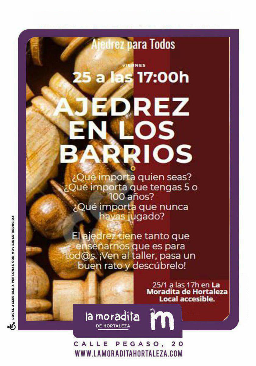Ajedrez en los Barrios en la Moradita