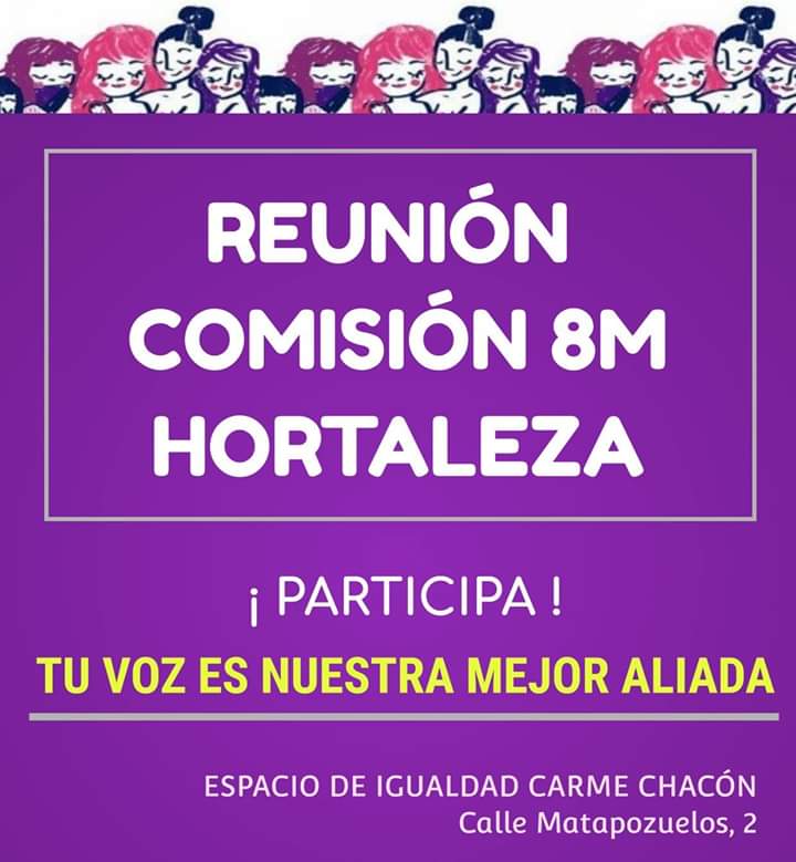 Reunión de la Comisión 8M Hortaleza