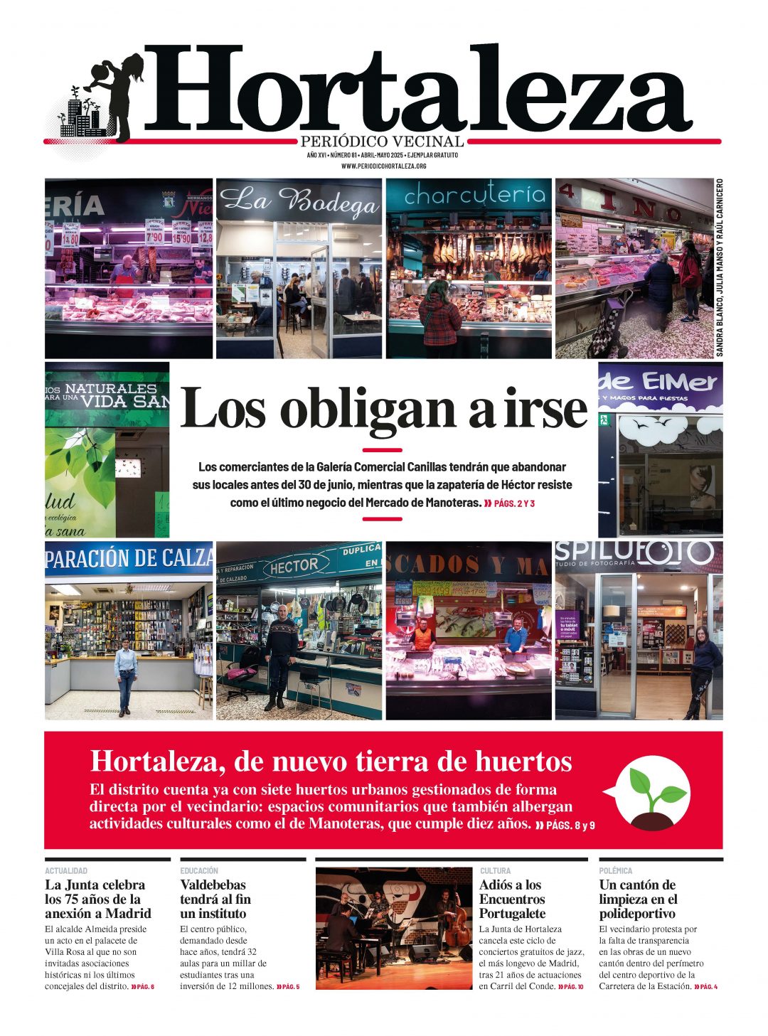 Número 81 de Hortaleza Periódico Vecinal