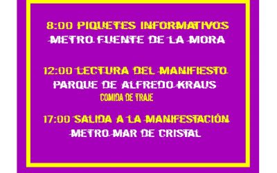 Celebración del 8M en Hortaleza