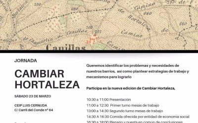 Reunión de Cambiar Hortaleza en el colegio Luis Cernuda