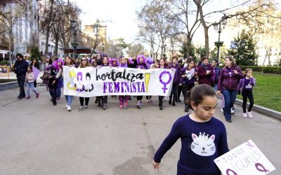 La huelga feminista en Hortaleza, en imágenes
