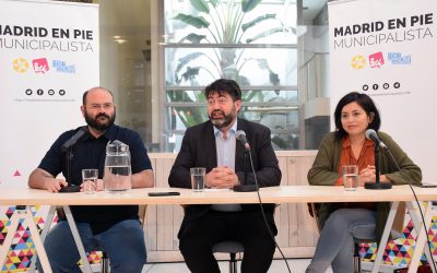 Acto de Madrid En Pie Municipalista en Hortaleza
