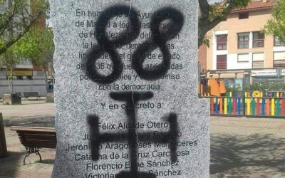 Nuevo ataque al monolito de las víctimas del franquismo