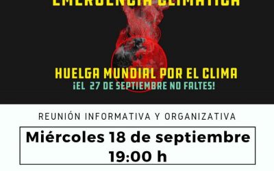 Reunión para preparar la Huelga Mundial por el Clima en Hortaleza