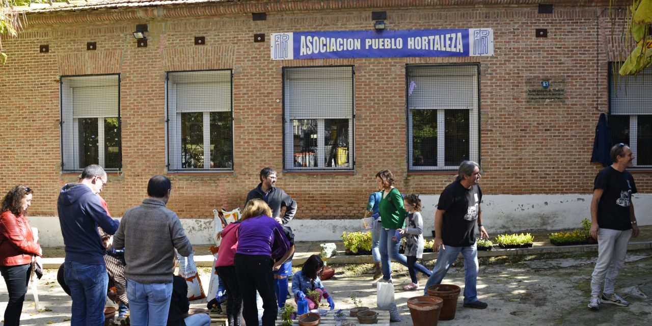 Fiesta del compostaje en el pueblo de Hortaleza