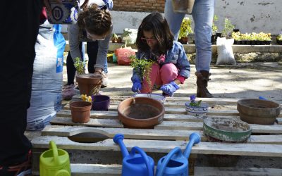 Taller de compostaje comunitario en el Espacio de Igualdad Carme Chacón