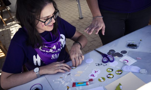 Septiembre fue violeta en Hortaleza