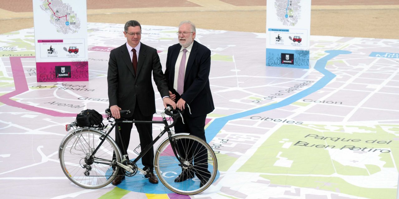 El carril bici de Gran Vía de Hortaleza es una idea del Partido Popular