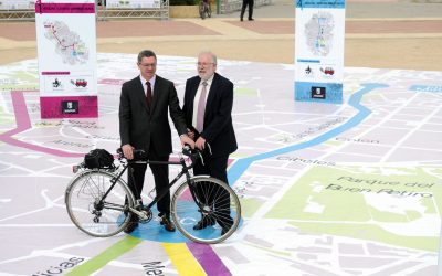 El carril bici de Gran Vía de Hortaleza es una idea del Partido Popular