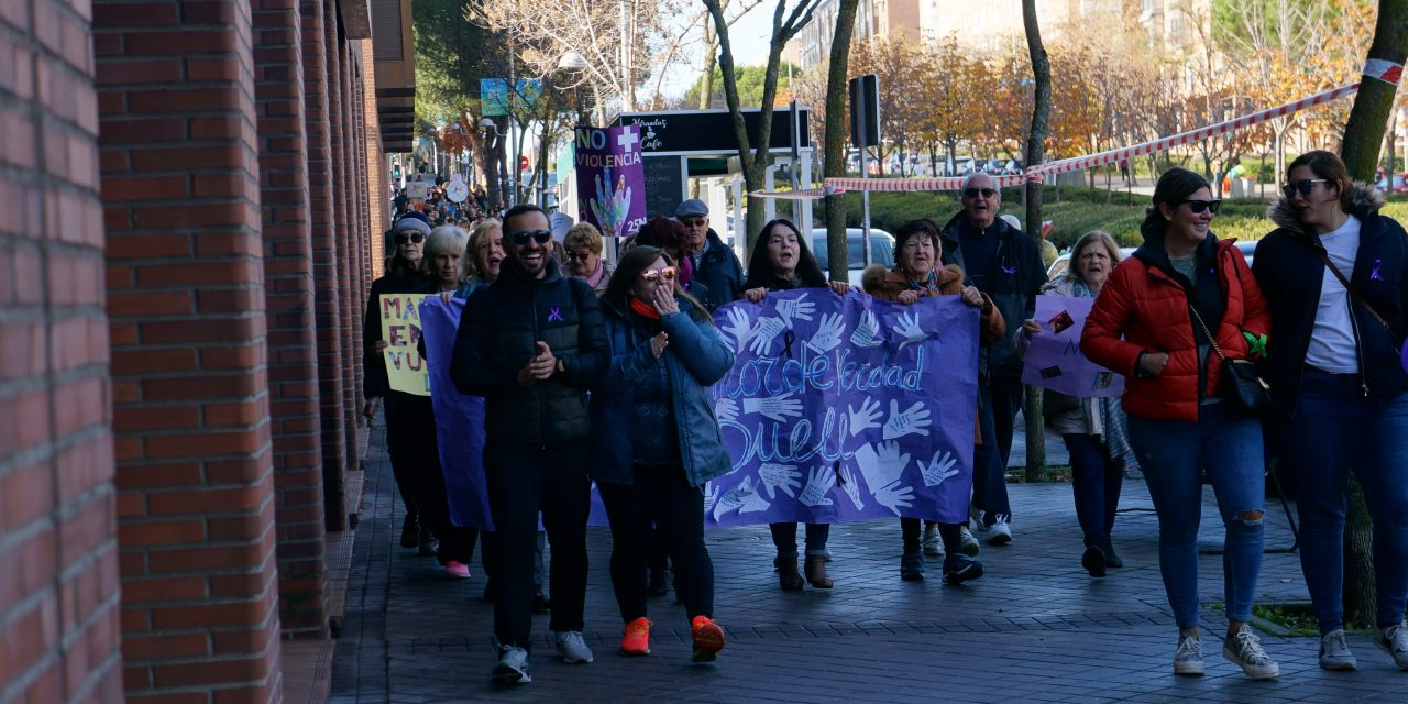 Hortaleza se vuelve morada el 25-N