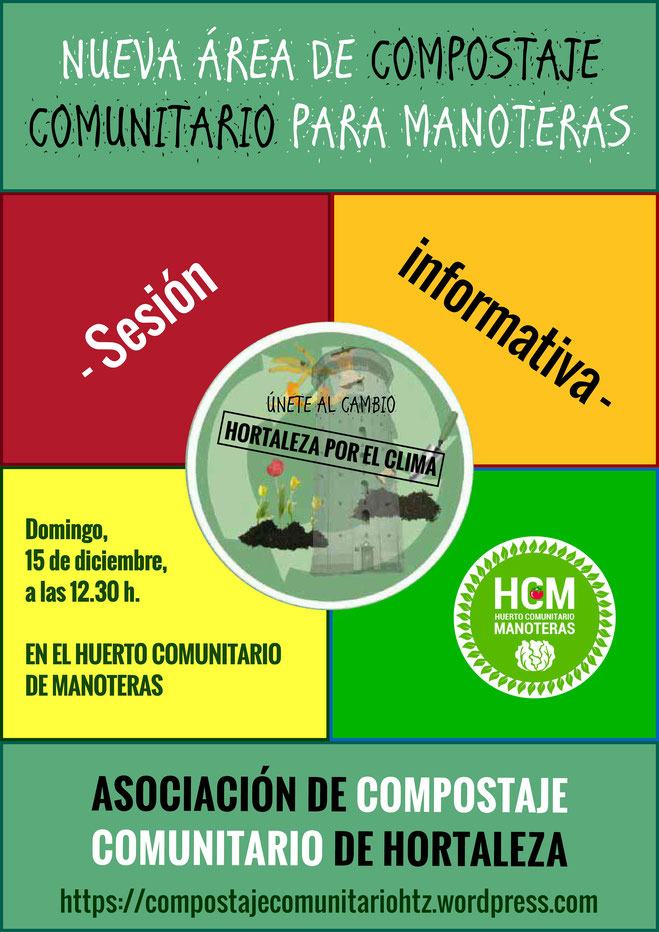CARTEL Nueva Ára de Compostaje Manoteras