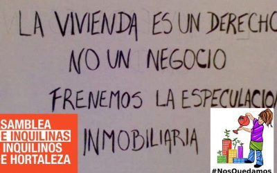 Reunión de la Asamblea de Inquilinas e Inquilinos de Hortaleza en La Unión de Hortaleza