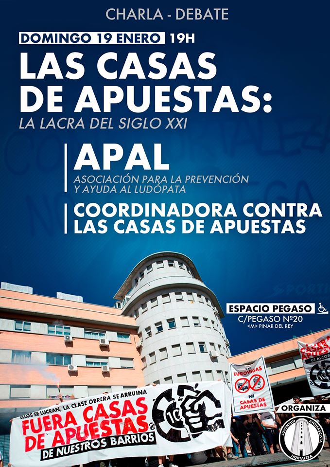 Cartel Debate casas de apuestas