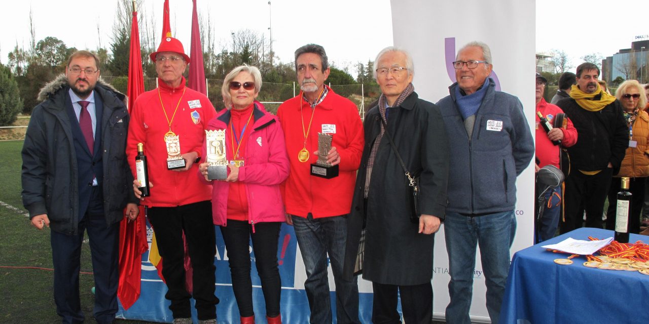 Victoria mostoleña en el primer torneo de ground golf de Hortaleza