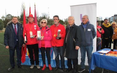 Victoria mostoleña en el primer torneo de ground golf de Hortaleza