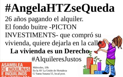 Reunión de la Asamblea de Inquilinas e Inquilinos de Hortaleza en La Unión de Hortaleza