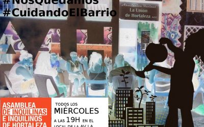 Reunión de la Asamblea de Inquilinas e Inquilinos de Hortaleza en La Unión de Hortaleza