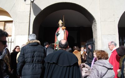 Procesión de San Blas en Canillas