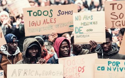 Reunión de la plataforma vecinal Hortaleza por la Convivencia en el Espacio Asociativo Vecinal UVA