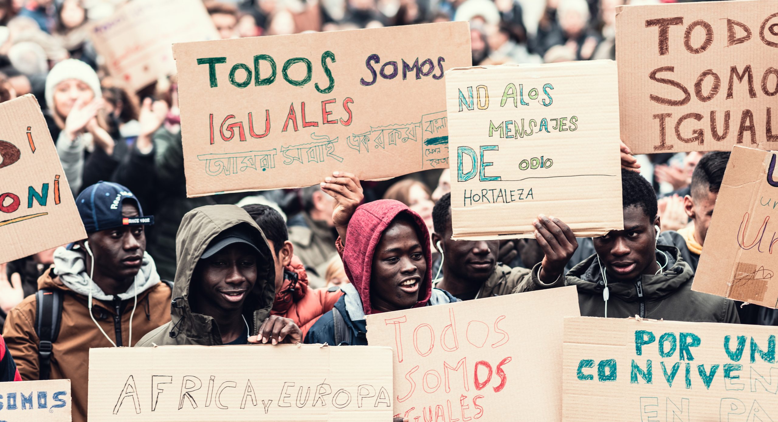 concentración contra el racismo