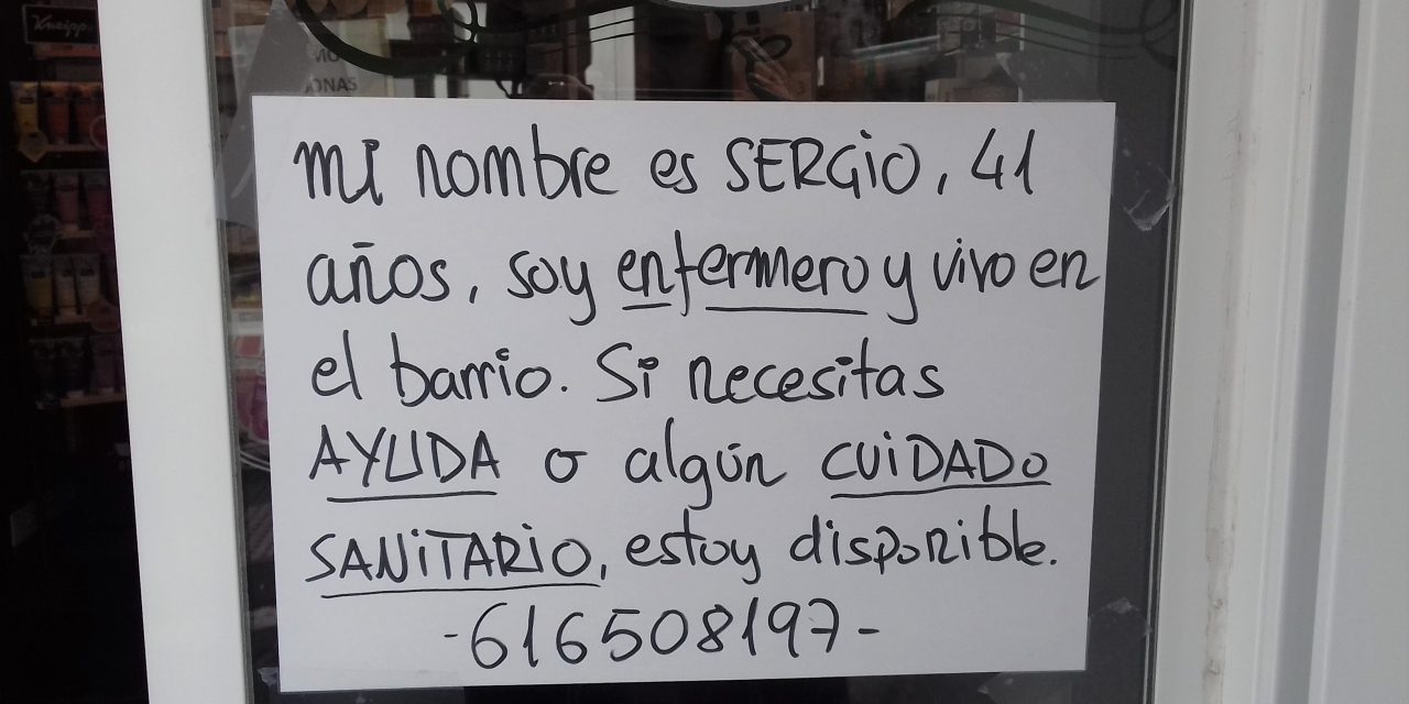 Solidaridad y creatividad vecinal frente al coronavirus