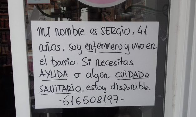 Solidaridad y creatividad vecinal frente al coronavirus